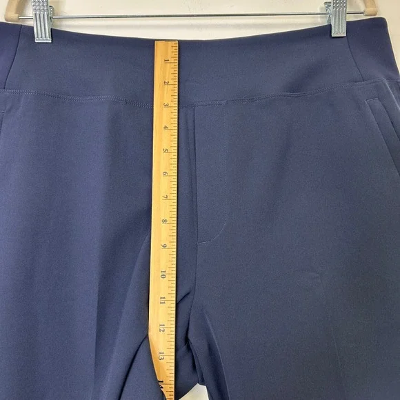 Athleta Endless High Rise Pants Women's 14 Navy Business Casual Travel - Picture 6 of 9